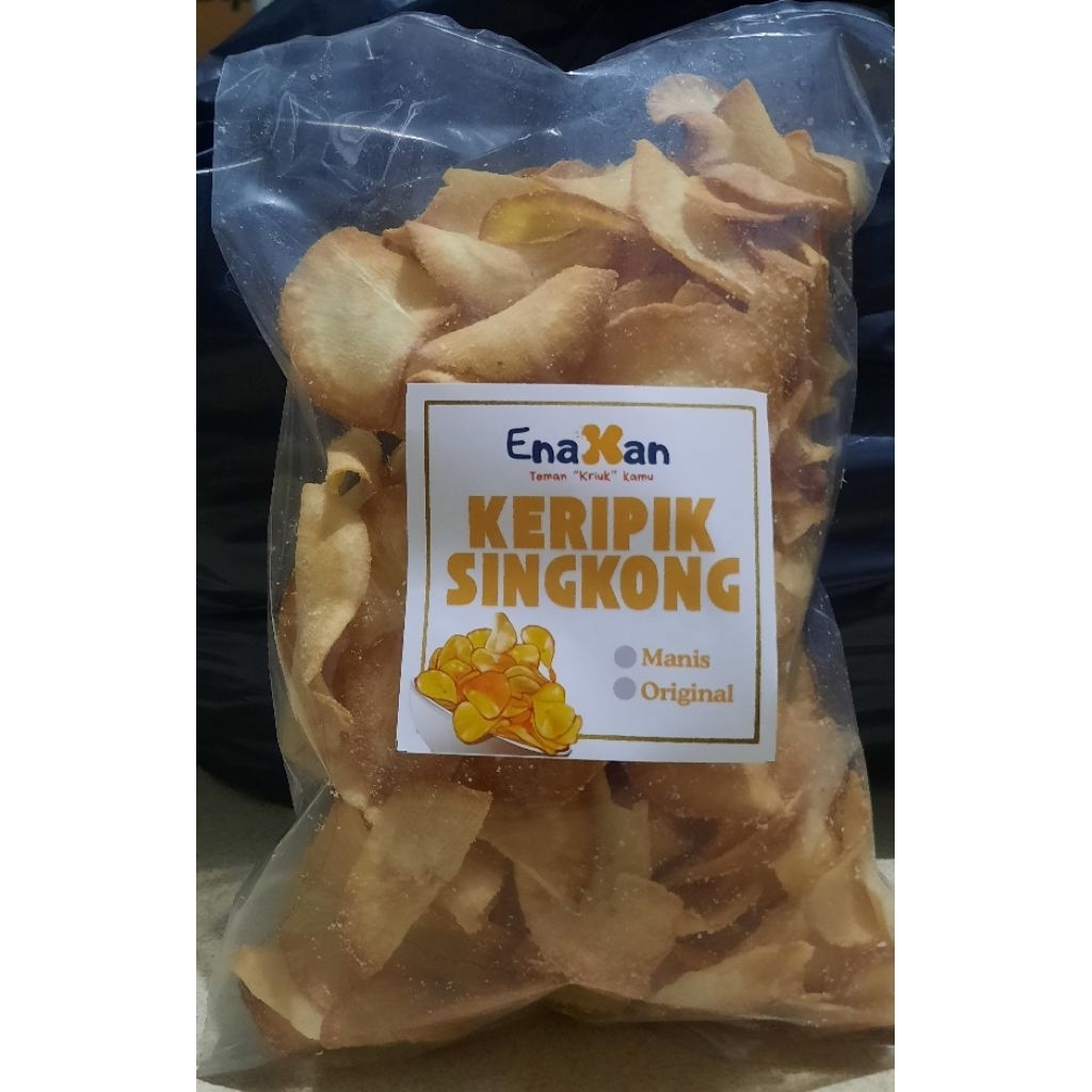 

EnaXan Kripik Singkong / Manis Bawang / Asin Bawang / 180 gram