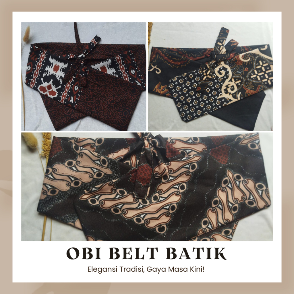 OBI BELT BATIK MURAH PART 2  SABUK KEBAYA Ikat pinggang Ikat pinggang KAIN SABUK OBI BATIK  Obi Belt