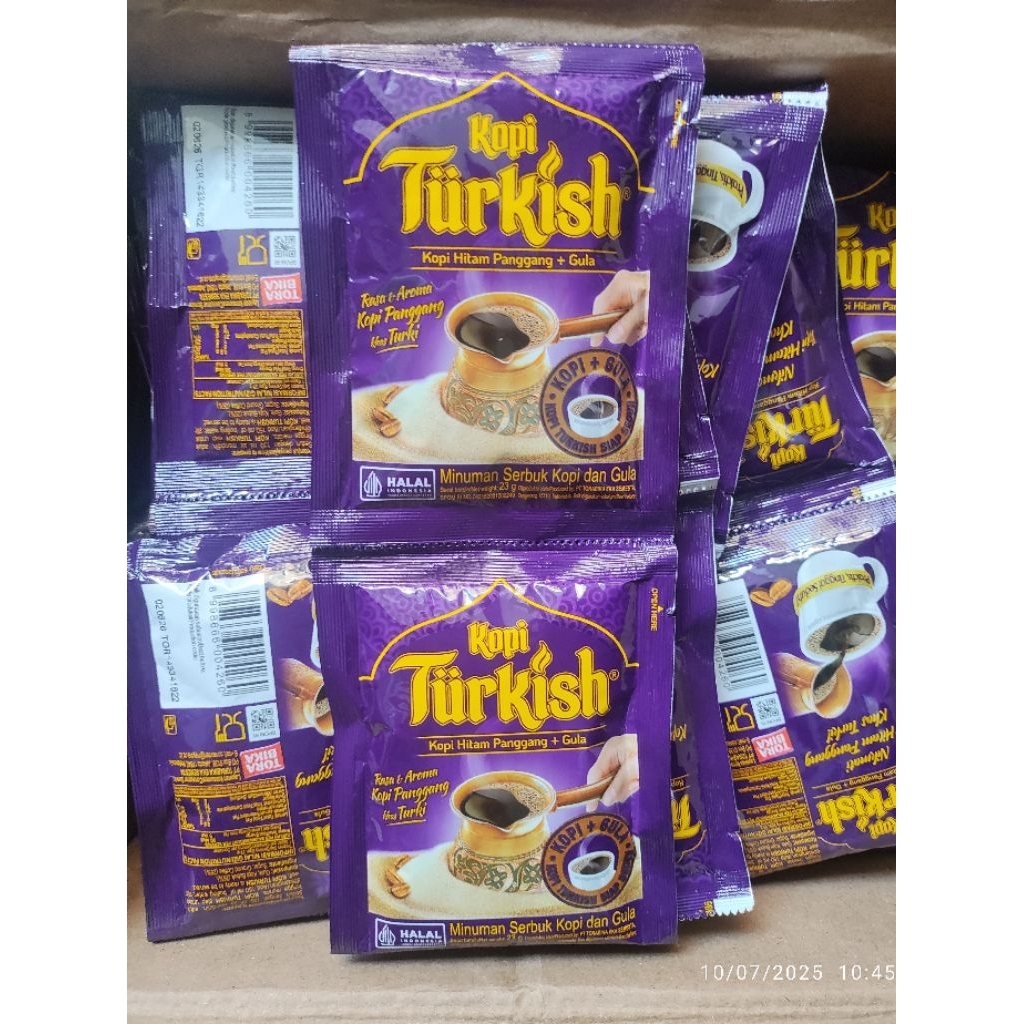 

Kopi Turkish Sachet (renceng) Kopi Hitam Panggang +Gula