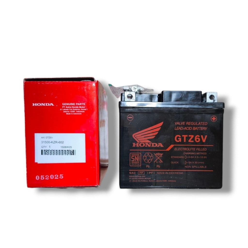 Aki battery kering new cbr150R cb 150 R new cb150R led vario 125 150 new sonic150 supra gtr150 GTZ6V