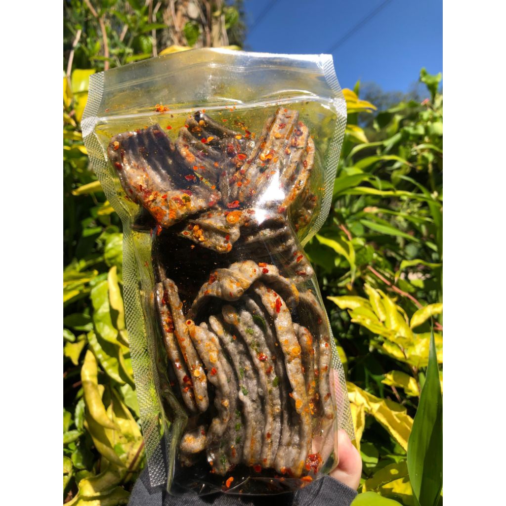 

Sebring Kerupuk Jengkol Pedas Daun Jeruk | Snack Seblak Jengkol Renyah Gurih