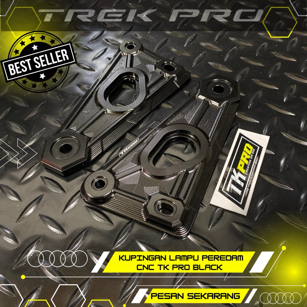KUPINGAN LAMPU DEPAN RX-KING PEREDAM CNC TK PRO