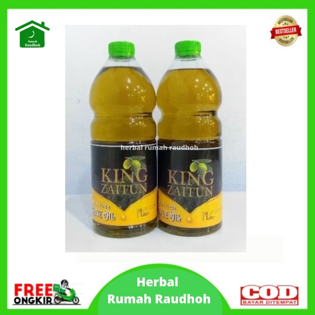 

MINYAK ZAITUN MURNI KING ZAITUN EXTRA VIRGIN OLIVE OIL 1 LITER -MENGATASI KOLESTEROL,STROKE,SAKIT JANTUNG