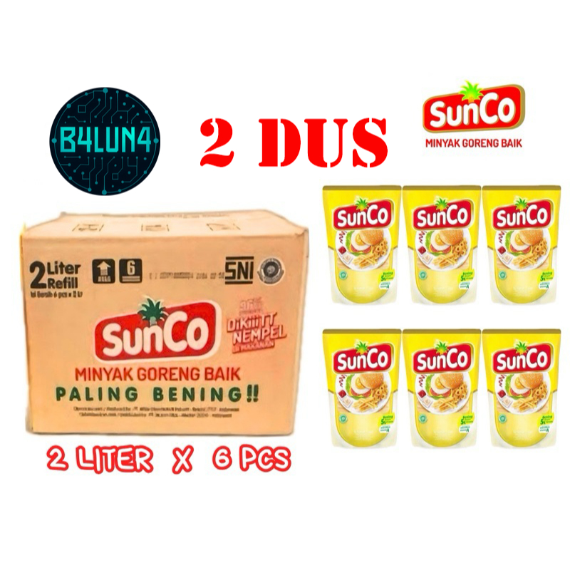 

Paket Kolian 2 Karton SunCo 2liter