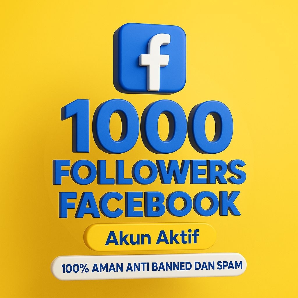 Followers Facebook Pengikut Facebook Aktif Aman Monetisasi Pengikut Profil/halaman