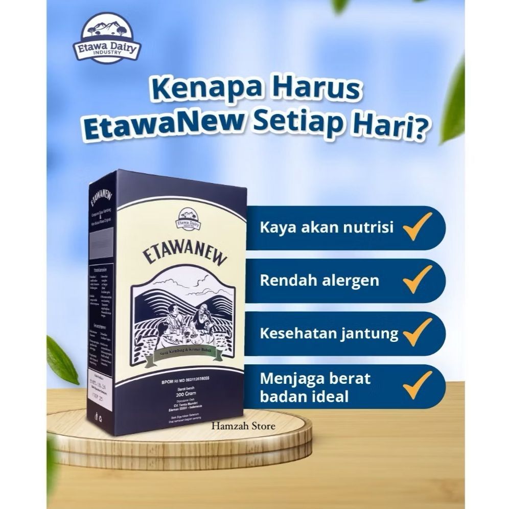 

Etawanew Platinum - Susu Kambing Etawa 100% Baik Untuk Lambung, Nafas, dan Tulang