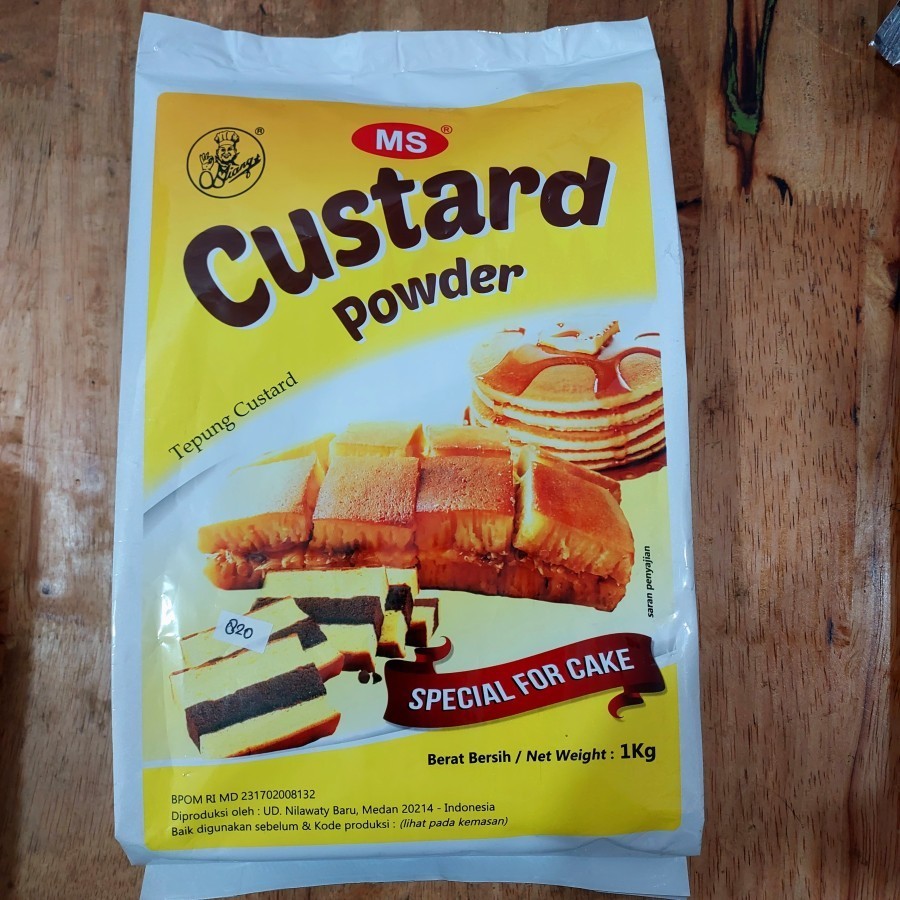 

[oddsolshop] pekanbaru/MS Tepung Custard 1KG Custard Powder Bahan Kue Baking Mix Pancake