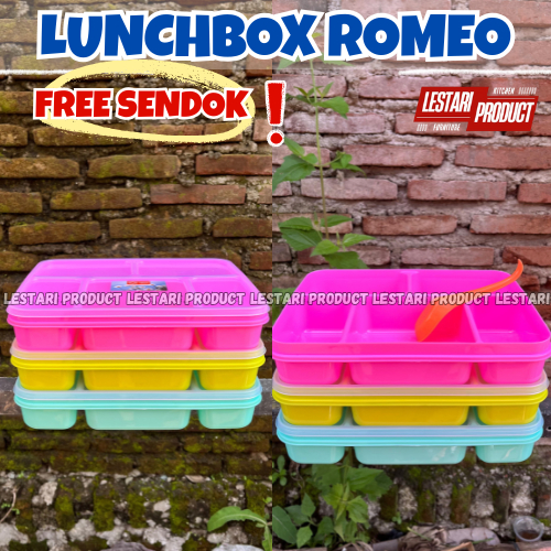 (1 Pcs) Lunchbox besar YoyoStar | Tempat Makan || Misting Skat Romeo Yoyo Star || Misting Skat | Bis