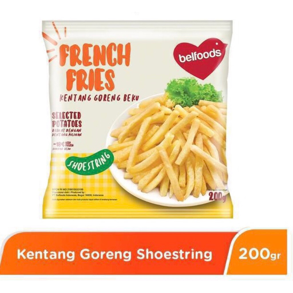 

BELFOODS KENTANG GORENG SHOESTRING 175GR
