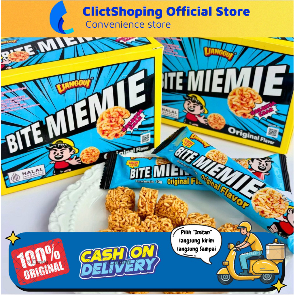 

(Jual Satuan) Snack Viral Bite Miemie Lianggui