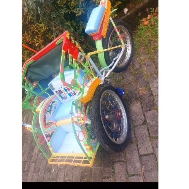 becak Mini sewa Roda motor