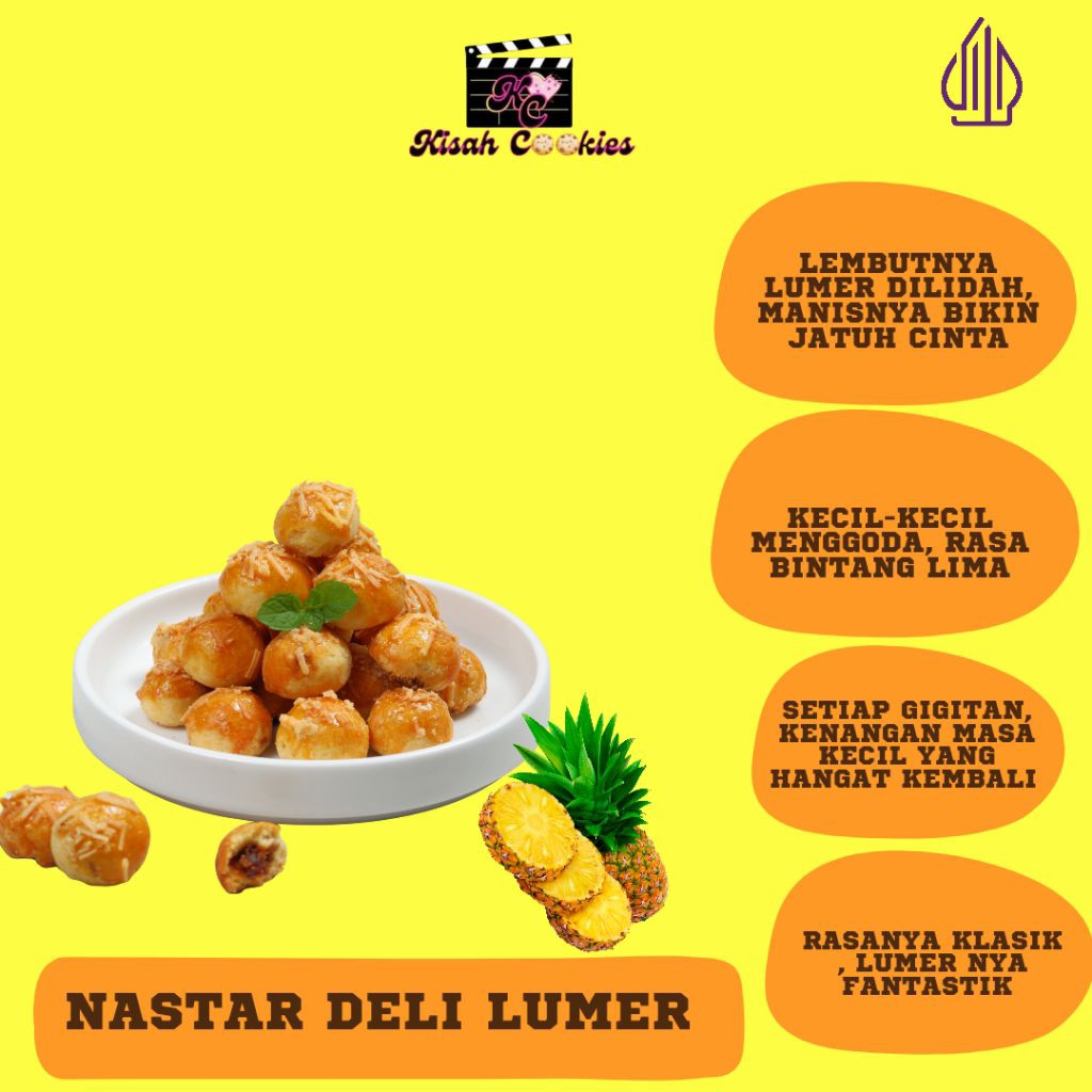 

NASTAR DELI KEJU PREMIUM 250GRM COOKIES PREMIUM NASTAR LUMER