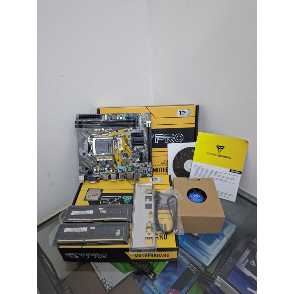 Paketan Core i3 Dan i5 Gen4 motherboard h81+fan+ram Ddr3 Baru