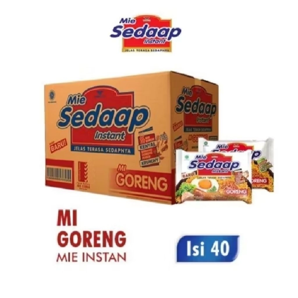 

Sedaap Mi Goreng 91 gr 1DUS 40PCS
