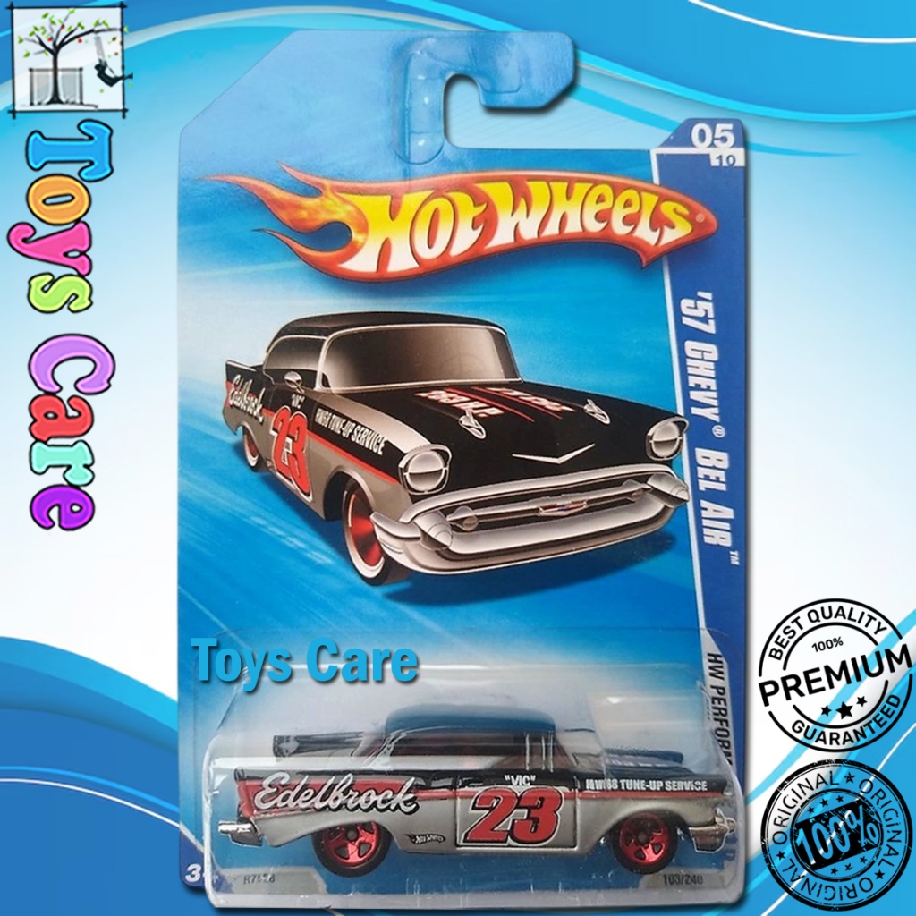 Hot Wheels 57 Chevy Bel Air Hitam 2010