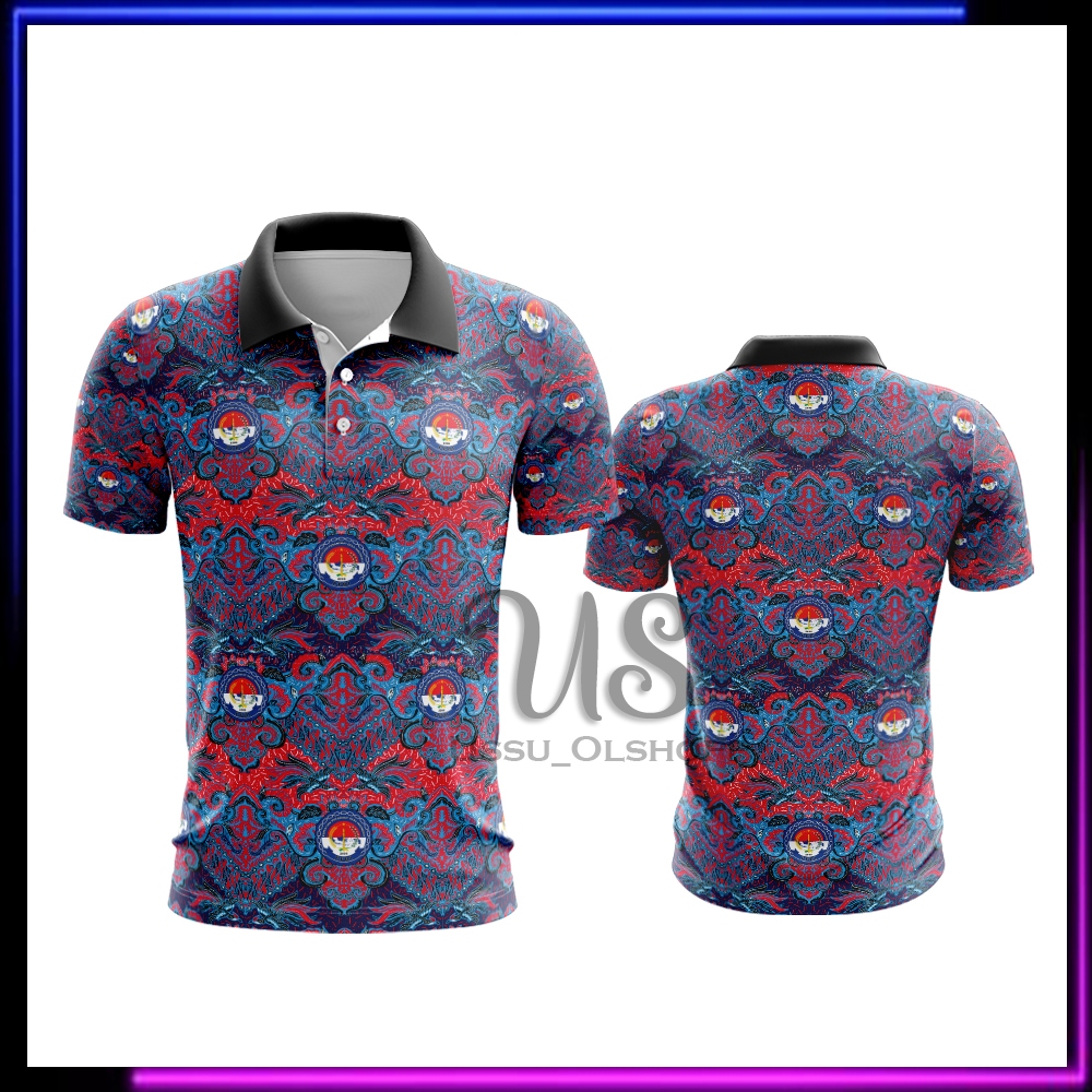 Baju Batik Ppdi / Kaos Polo Batik PPDI (Persatuan Perangkat Desa Indonesia)