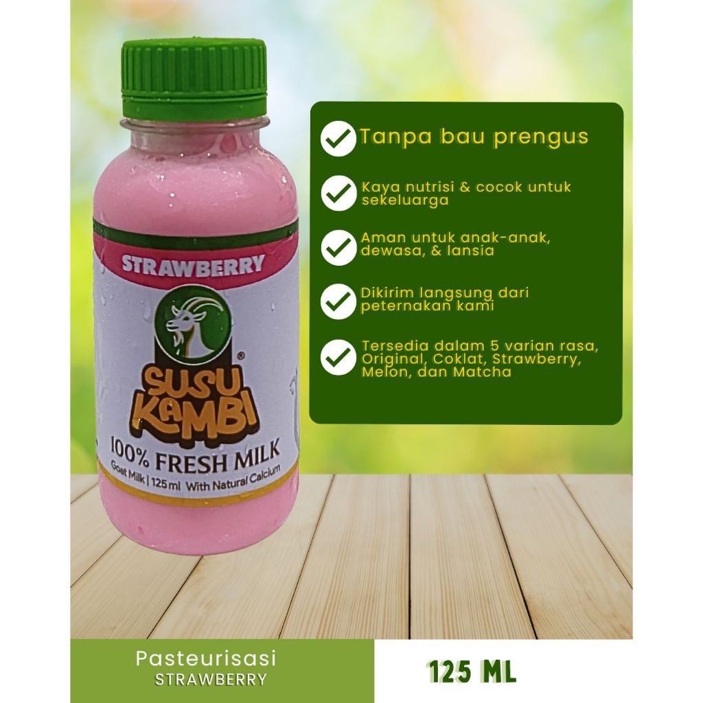 

Susu Kambi Rasa Stroberi