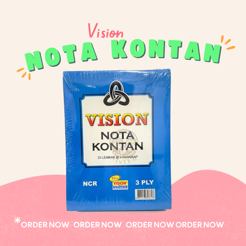 

Nota Kontan Besar 3 rangkap/Nota NCR 3 ply/Nota B3 Vision