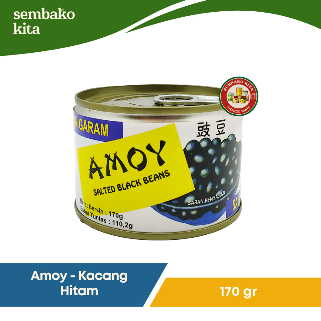 

Amoy Kacang Hitam 170 g – Black Bean Sauce