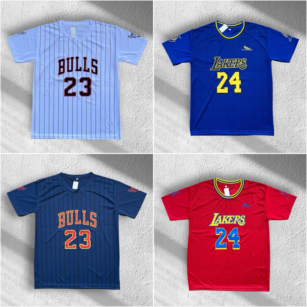 Jersey baju kaos olahraga basket pria wanita dewasa