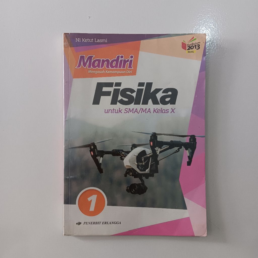 Buku Fisika Mandiri SMA 1 / SMA kelas 10  Erlangga preloved
