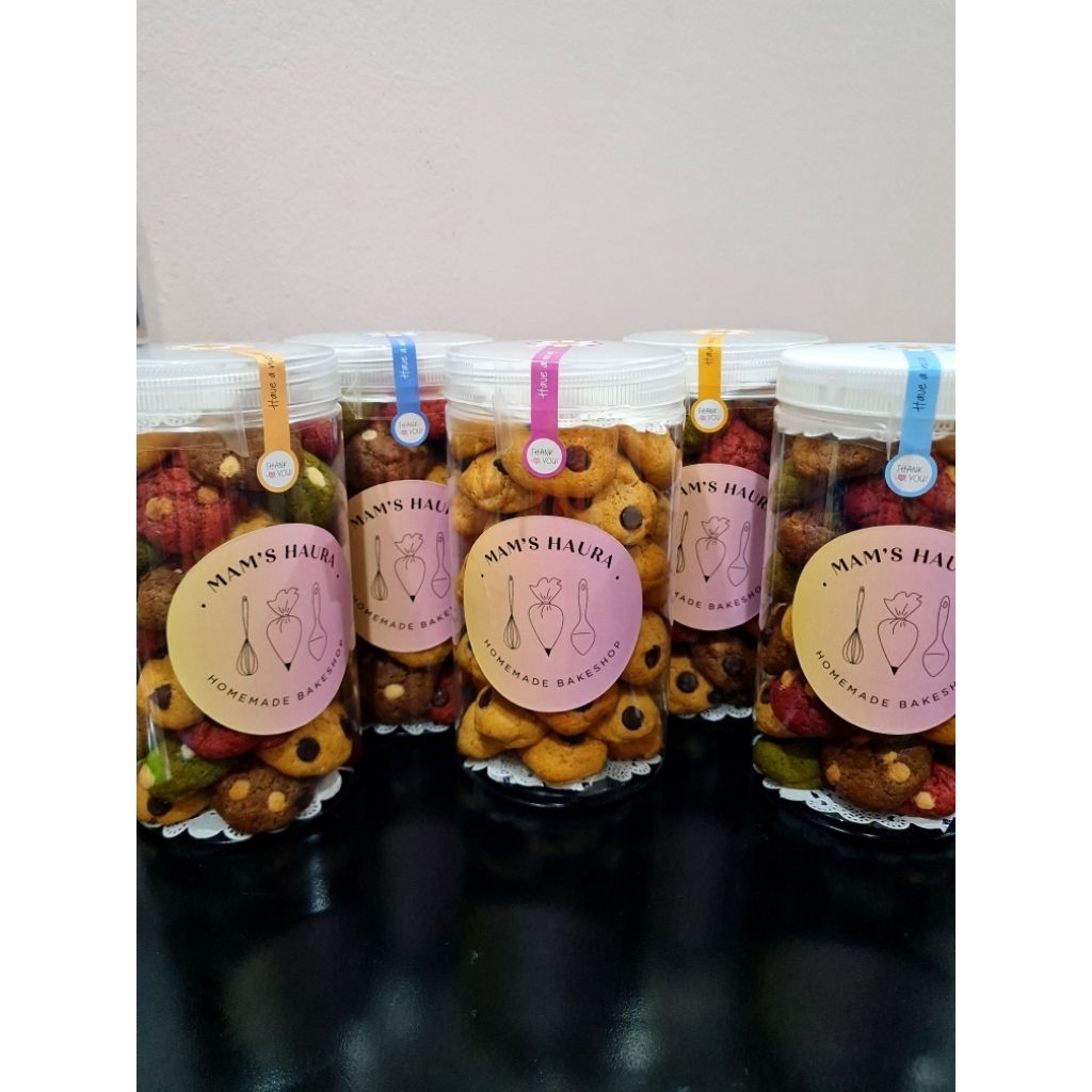 

Mini soft cookies by. Mam's Haura toples 1000ml/cookies/kue kering