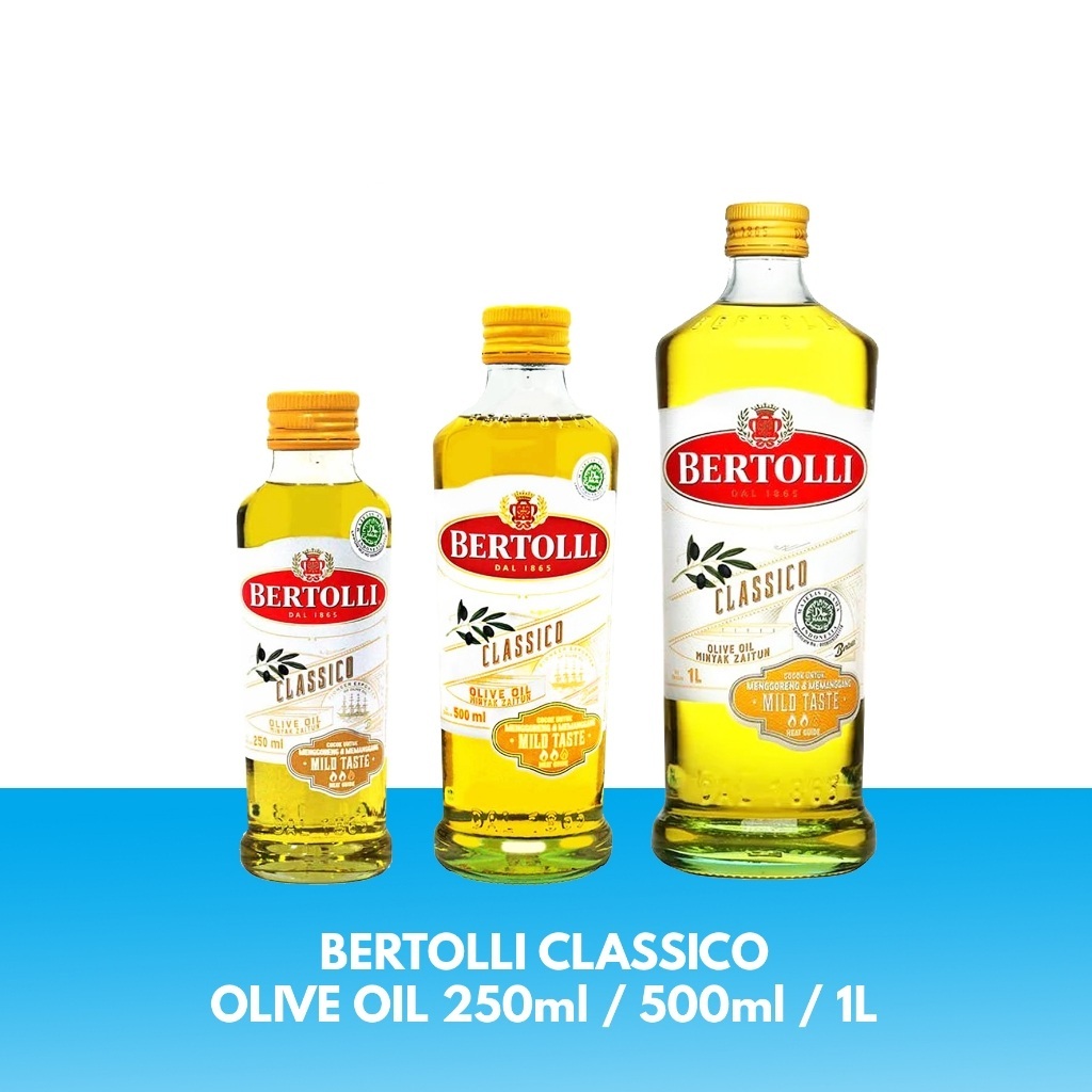 

[oddsolshop] pekanbaru/Bertolli Classico Olive Oil 250ML Minyak Zaitun Mild Taste