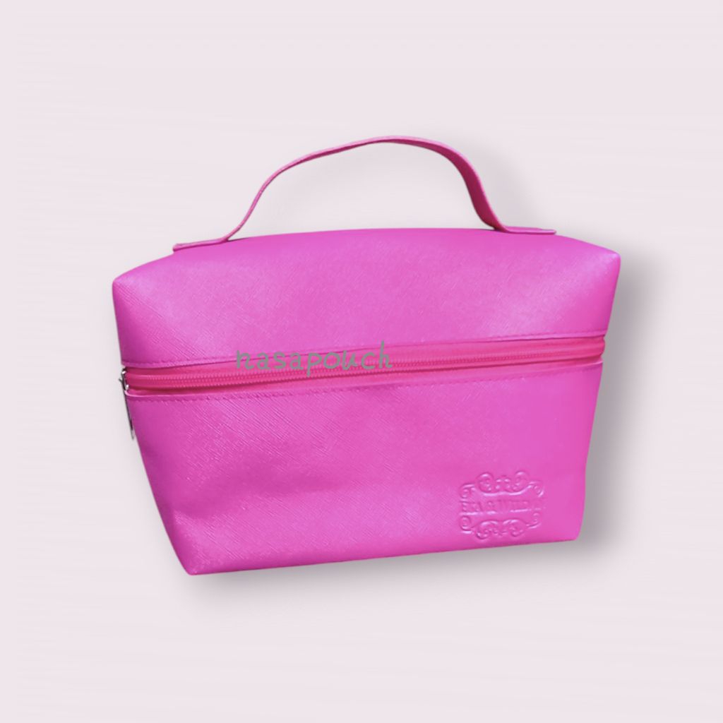 Pouch Makeup HazelZipper TasKosmetik CustomSablon atauEmboss