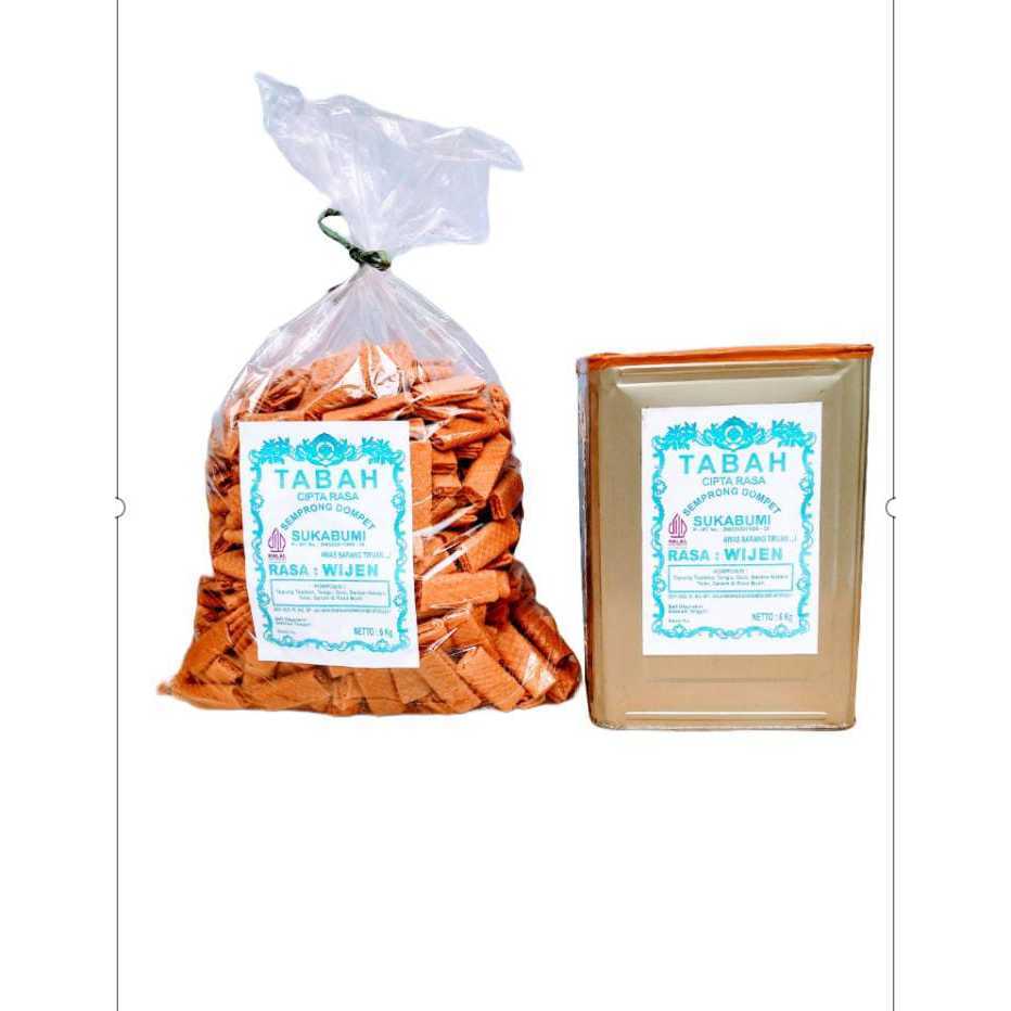 

Sehati Snack - Semprong Lipet Nangka Cemilan Kue Manis Renyah | 250gr, 500gr Ecer