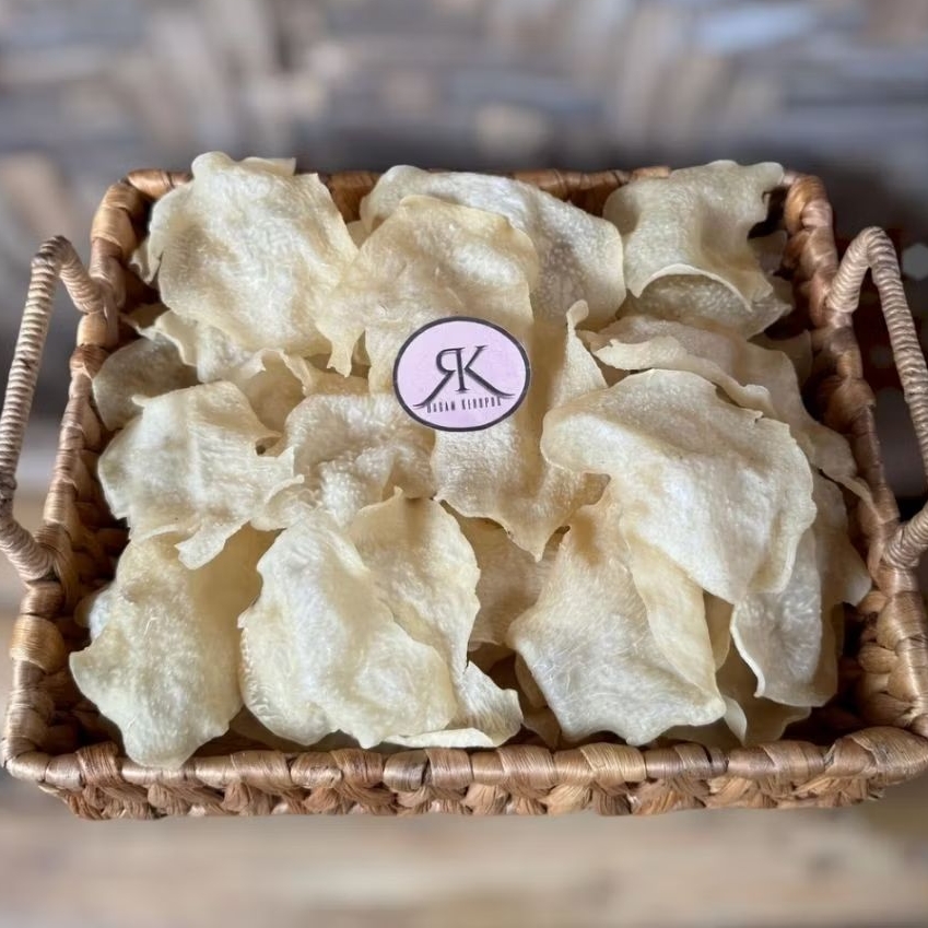 

1 Kg Keripik Gadung Sultan ukuran 40cm Lebar gurih rasa bawang