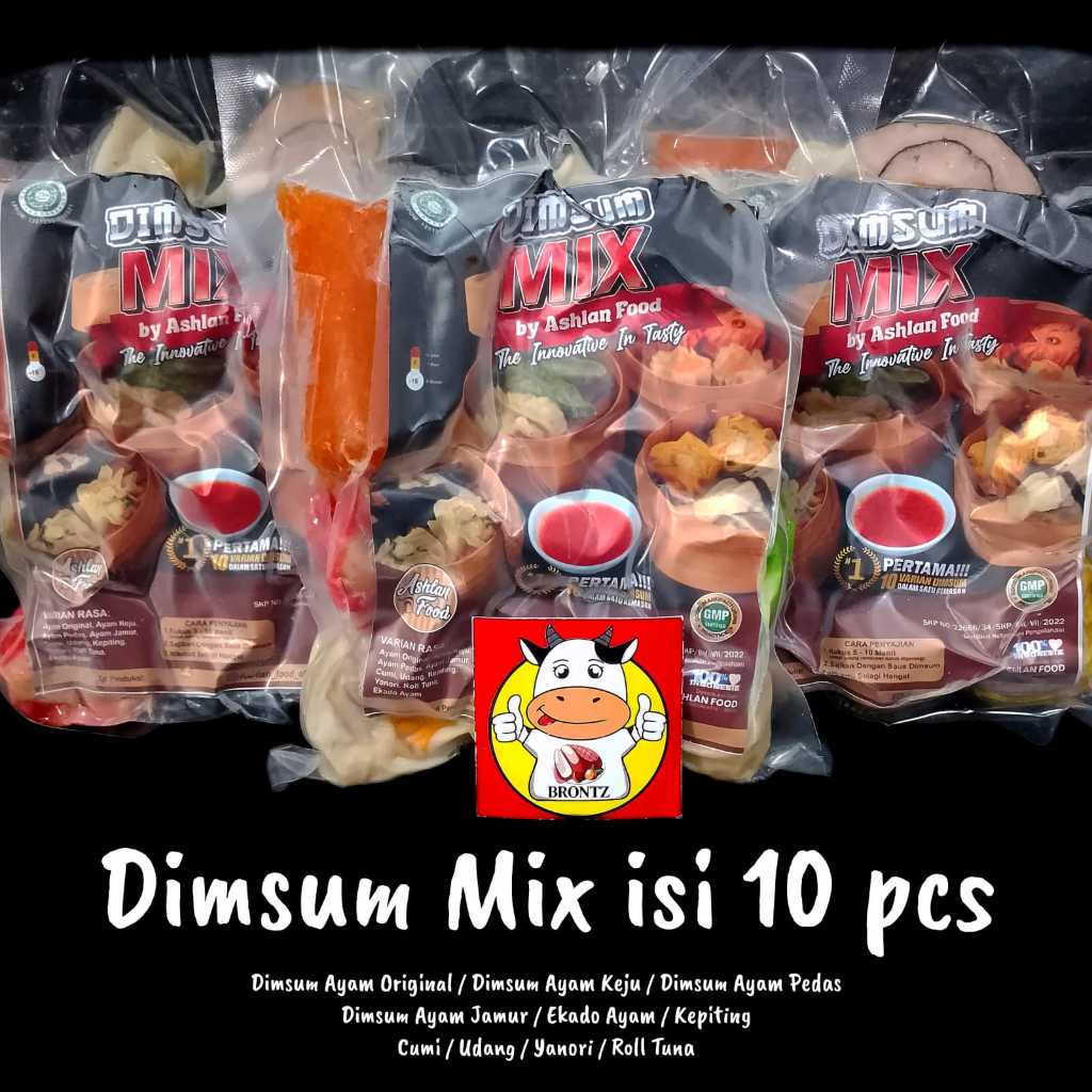 

DIMSUM MIX FROZEN ISI 10PCS/20PCS-FROZEN FOOD-BRONTZ JOGJA