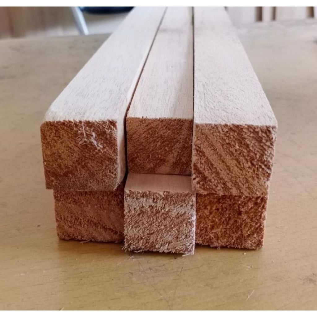 Kayu balsa stick 30mm x 30mm x 60cm Balsa Reng balsa 3CM balsa maket