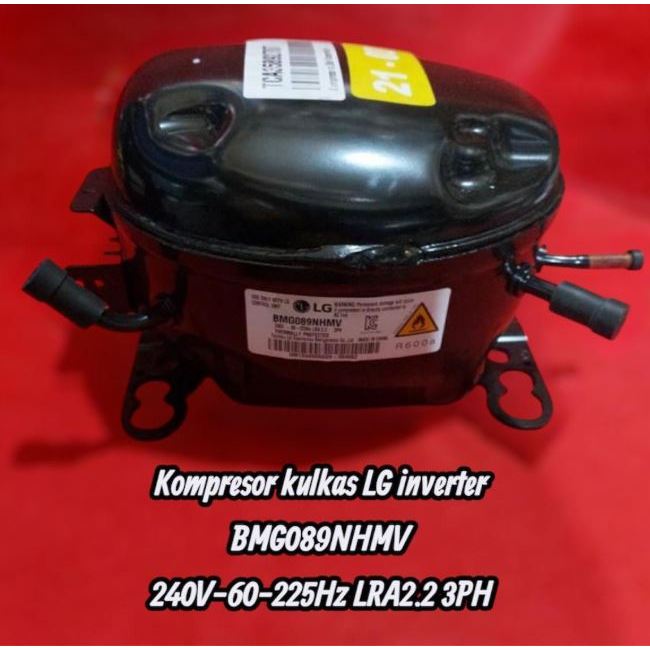 Kompresor Kulkas Lg 2 Pintu Inverter BMG089NHMV Original