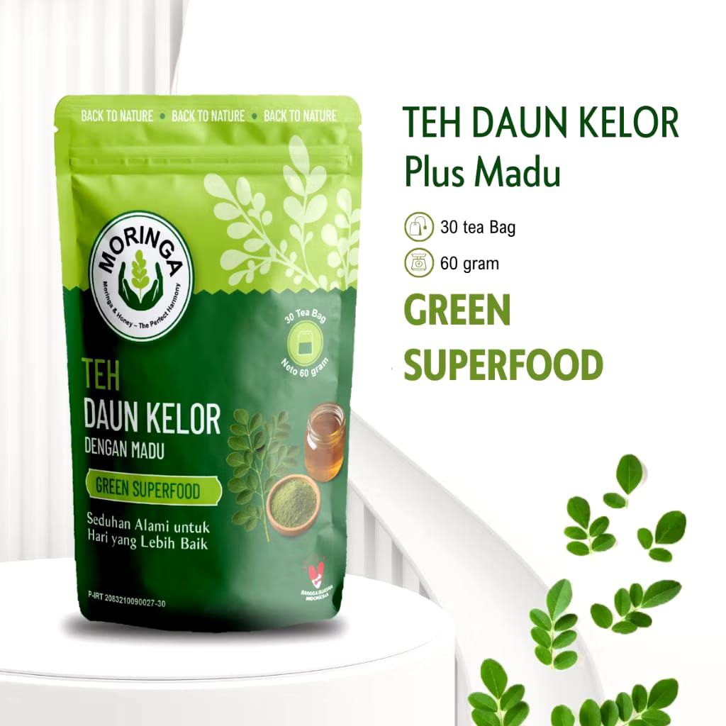 

TEH DAUN KELOR + MADU ALAMI