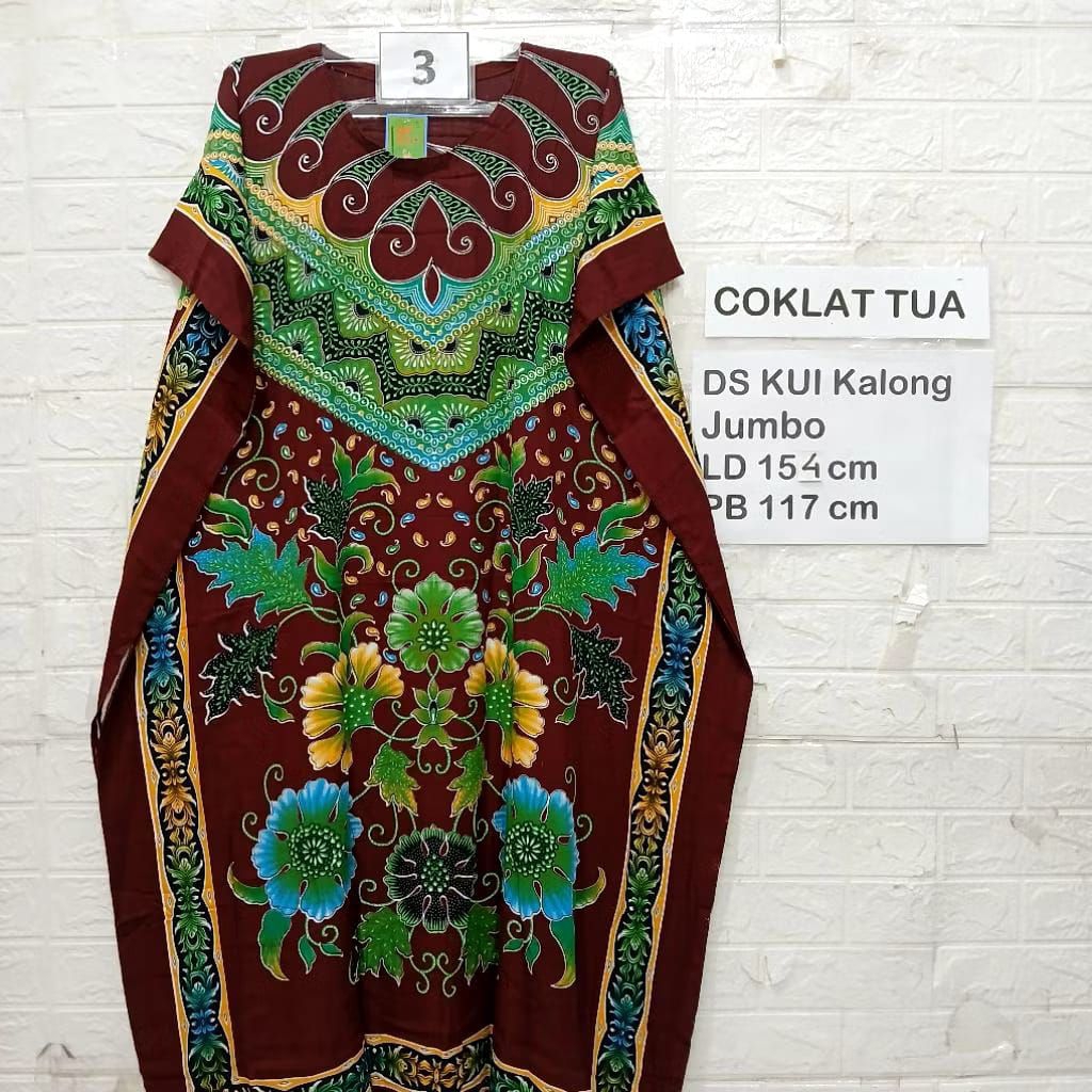 DASTER LOWO KALONG KELELAWAR JUMBO KENCANA UNGU ASLI ADEM PREMIUM ORIGINAL LD 140 150 BAJU DASTER BA