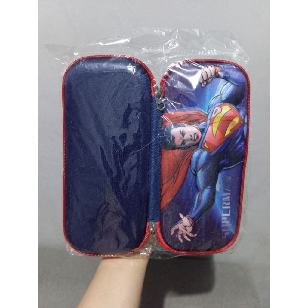 

[AJS] Tempat Pensil 3D Anak Laki-Laki Gambar Superman Biru