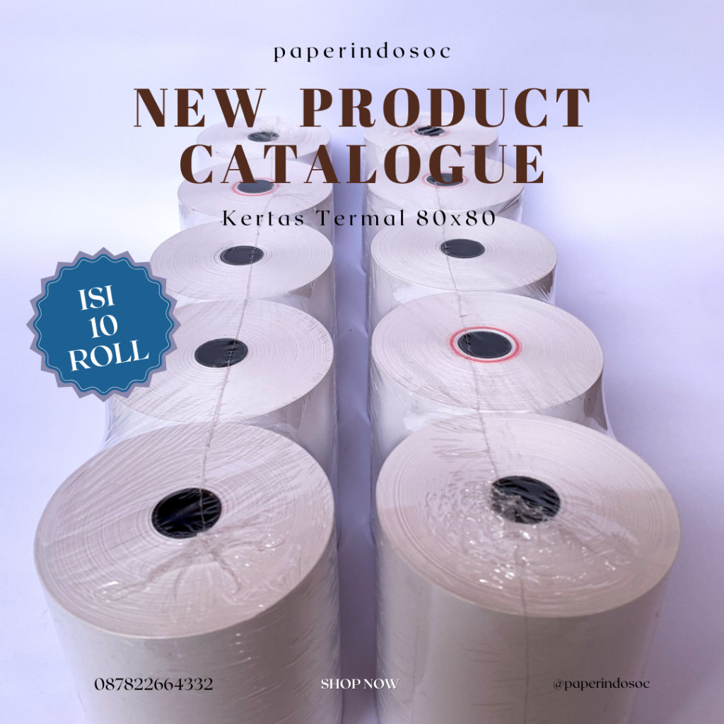 

Kertas Termal Ukuran 80x80 economisc