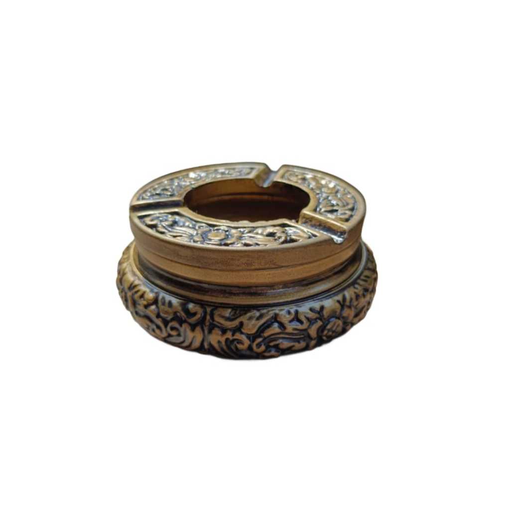 Asbak Unik Aesthetic Motif Ukir Tutup Asbak Murah Asbak Hotel Alumunium