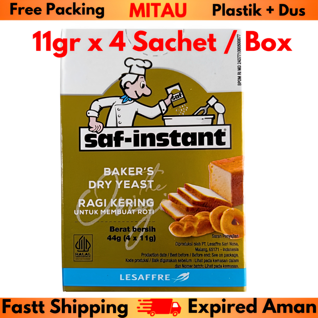 

Ragi Kering Saft - Instan 11gr x 4 Sachet / Box