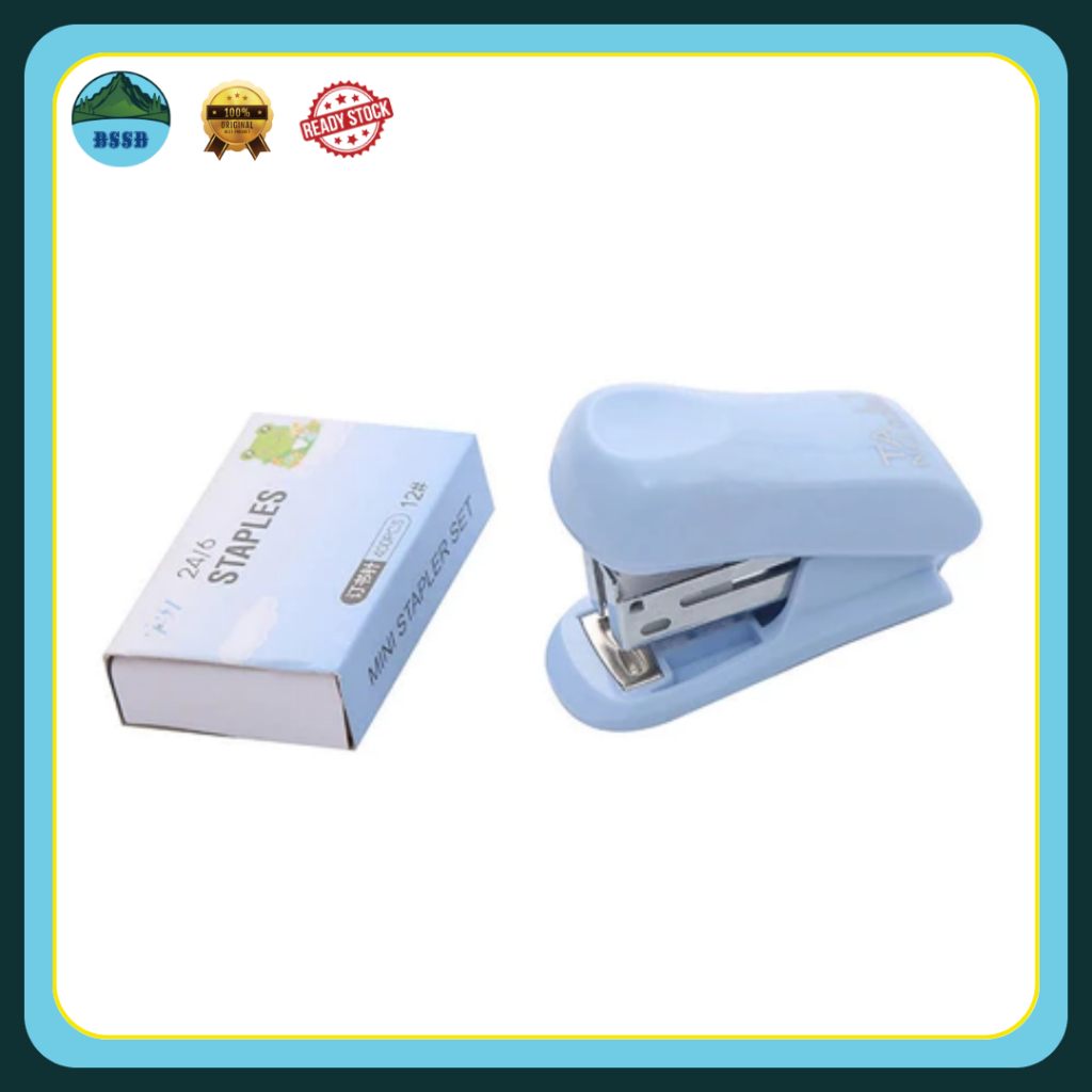 

STAPLER MINI SET + REFILL | Praktis & Ringkas | Staples + Isi Ulang | Cocok untuk Kantor, Sekolah & Rumah