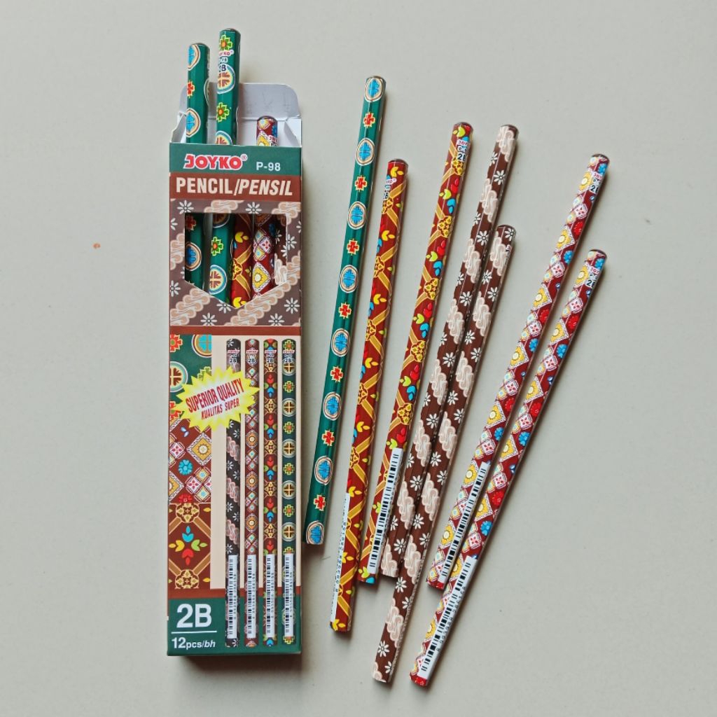 

Pensil 2B JOYKO P-98 Batik 1 Pak