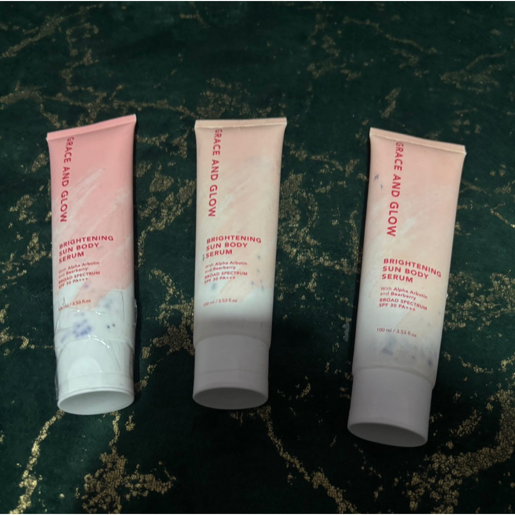 REJECT/DEFFECT Grace and Glow Brightening Sun Body Serum Hand Body Lotion SPF 30 PA+++ | Body Sunscr