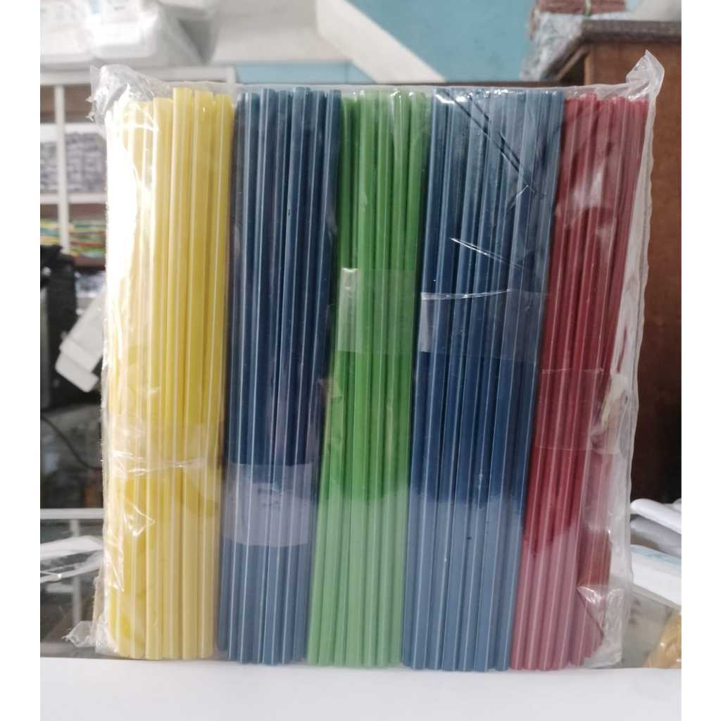 Sedotan Salur Ukuran 6 mm Panjang 25 cm Sedotan Warteg Sedotan Es