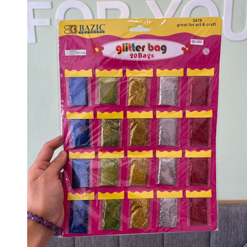 

Glitter Bag Bazic 20 Bags