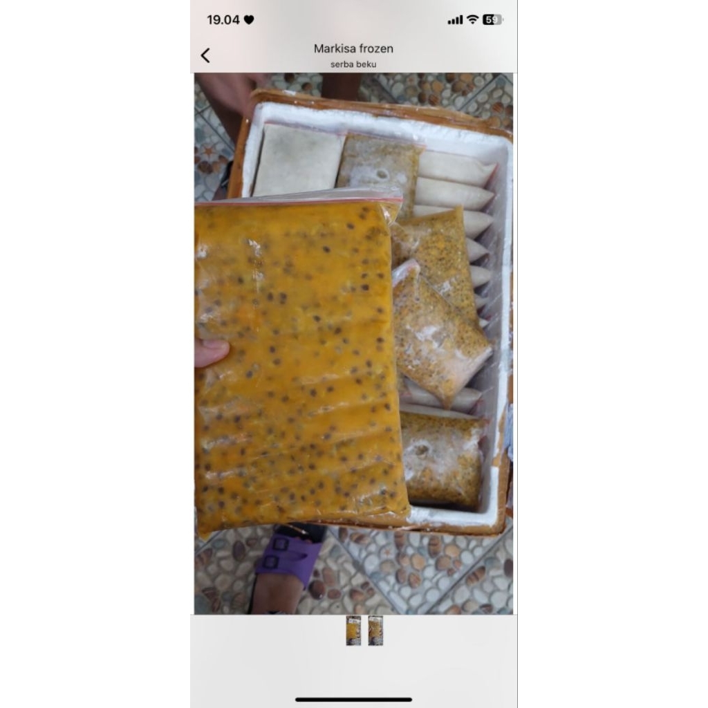 

markisa biji frozen passion fruit