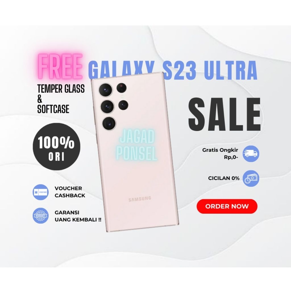 SAMSUNG GALAXY S23 ULTRA 512GB Second Resmi