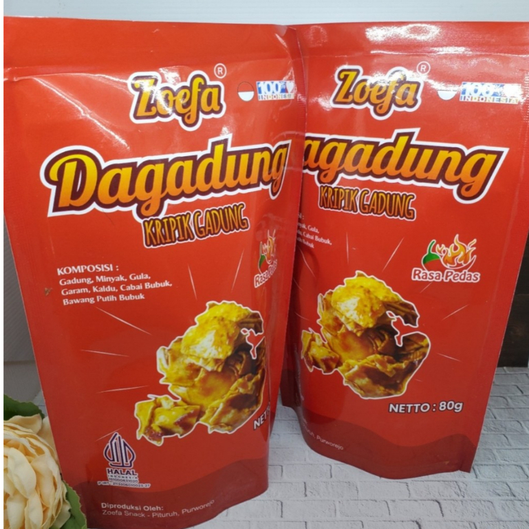 

Keripik Gadung Pedas Zoefa Dagadung | Camilan Gurih Renyah Kripik Gadung Rasa Pedas
