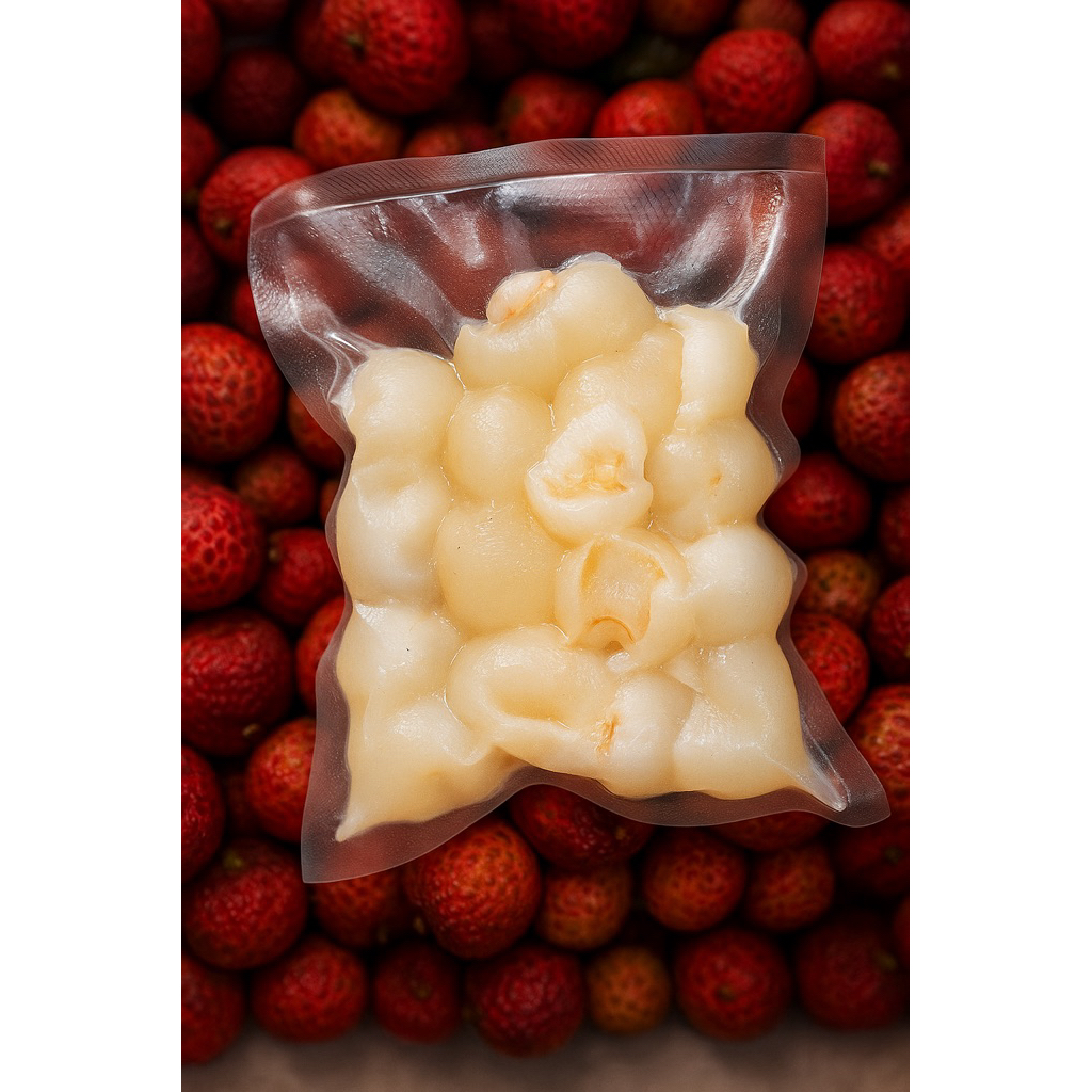 

Buah leci frozen lecy beku buah leci merah