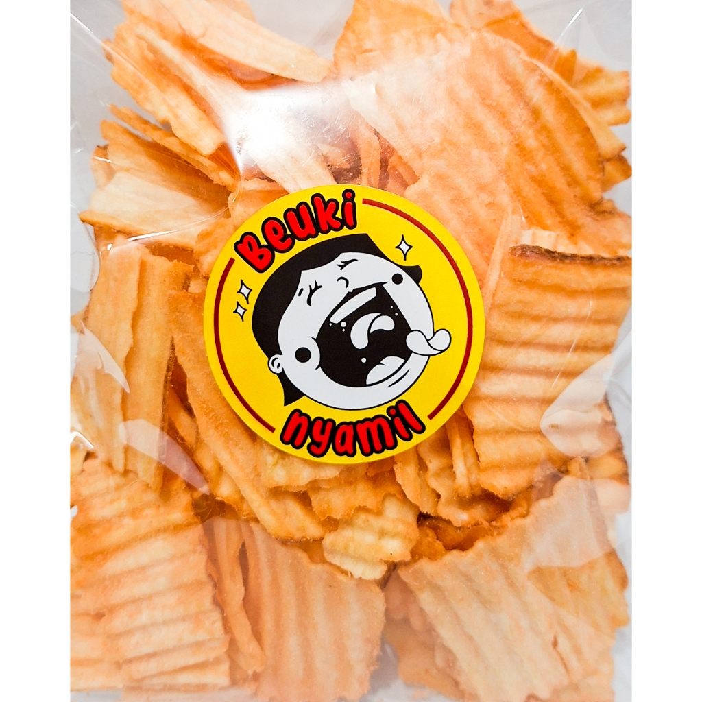 

[BEUKI NYAMIL] - Keripik Singkong Keju | Premium, Gurih, Renyah