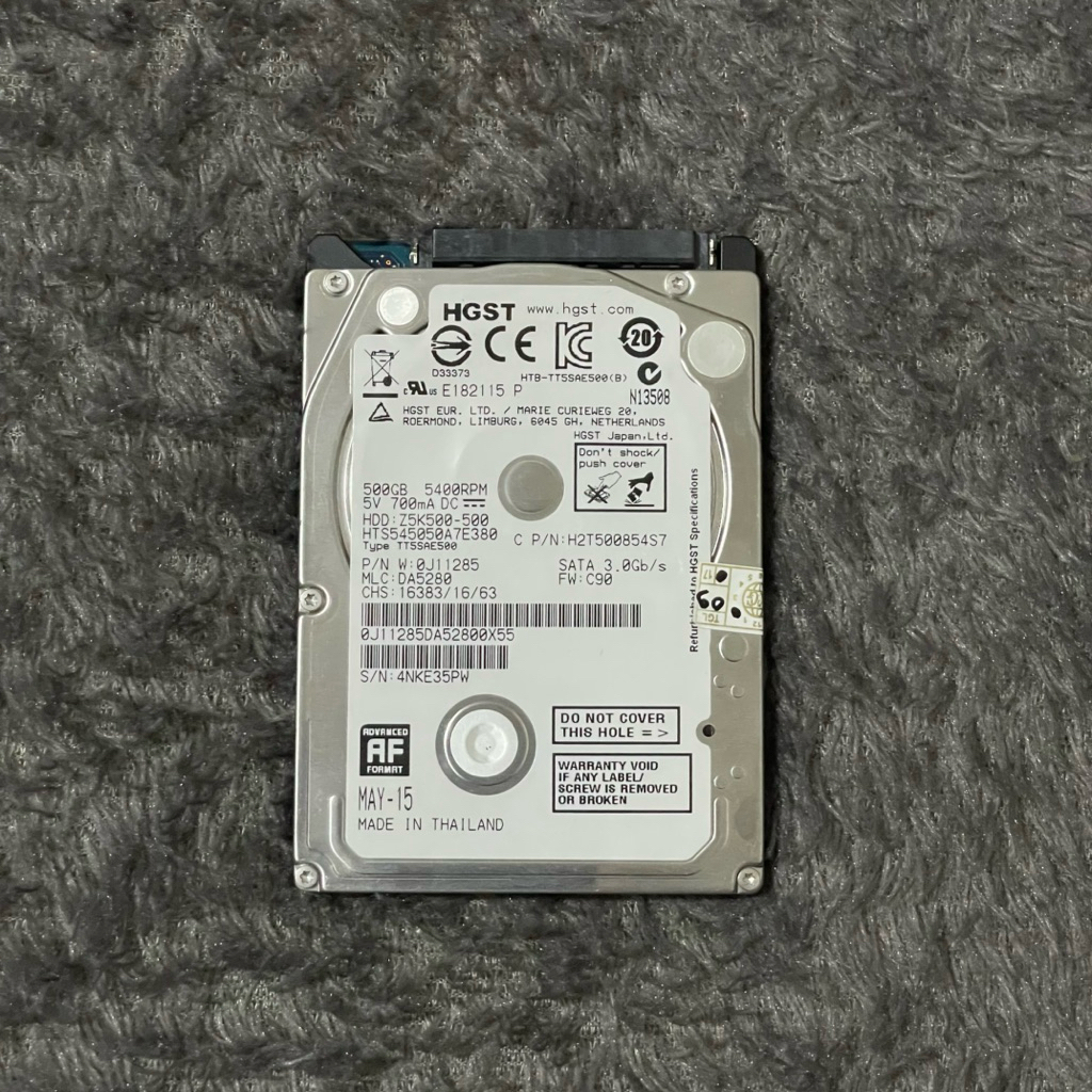 Harddisk Sata 500 Gb 2,5 inch